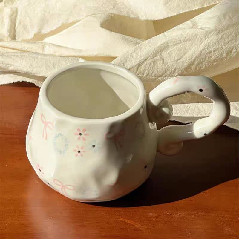 كوب فيونكات صغيرة بيد كبيرة فريدة 400 ملي 