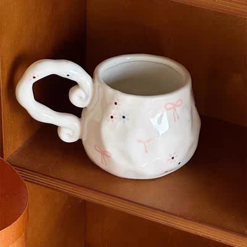 كوب فيونكات صغيرة بيد كبيرة فريدة 400 ملي 